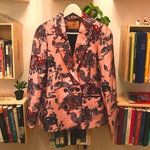 Maison Scotch 18th century style jungle blazer